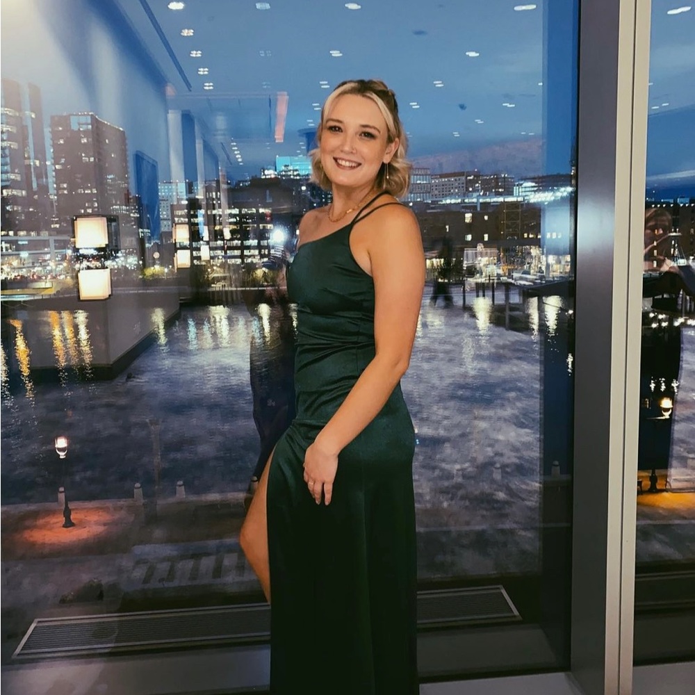 Windsor long green dress